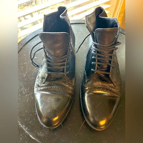 Lorenzo Banfi leather ankle boots - Picture 1 of 7